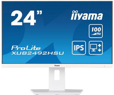 LCD Monitor | IIYAMA | 23.8" | Business | Panel IPS | 1920x1080 | 16:9 | 100Hz | Matte | 0.4 ms | Speakers | Swivel | Pivot | Height adjustable | Tilt | XUB2492HSU-W6