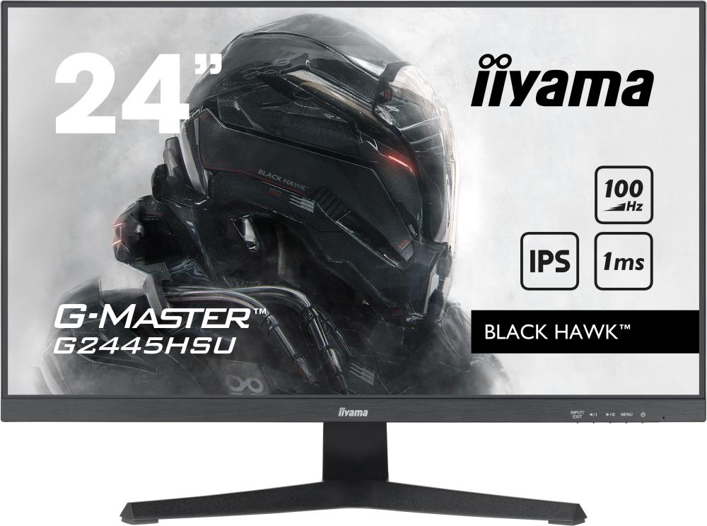 LCD Monitor | IIYAMA | G2445HSU-B1 | 24" | Panel IPS | 1920x1080 | 16:9 | 100Hz | Matte | 1 ms | Speakers | Tilt | Colour Black | G2445HSU-B1