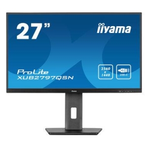 LCD Monitor | IIYAMA | 27" | Business | Panel IPS | 2560x1440 | 16:9 | 100Hz | Matte | 1 ms | Speakers | Swivel | Pivot | Height adjustable | Tilt | Colour Black | XUB2797QSN-B1