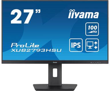 LCD Monitor | IIYAMA | 27" | Business | Panel IPS | 1920x1080 | 16:9 | 100Hz | Matte | 1 ms | Speakers | Swivel | Pivot | Height adjustable | Tilt | Colour Black | XUB2793HSU-B6