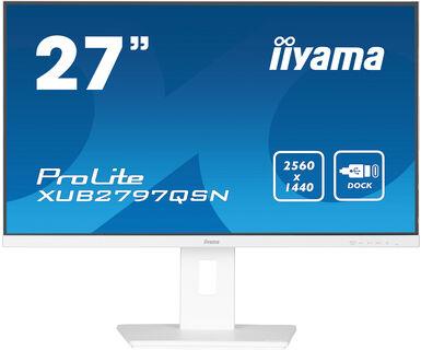 LCD Monitor | IIYAMA | 27" | Business | Panel IPS | 2560x1440 | 16:9 | 100Hz | Matte | 1 ms | Speakers | Swivel | Pivot | Height adjustable | Tilt | Colour White | XUB2797QSN-W1