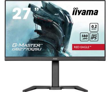 LCD Monitor | IIYAMA | 27" | Gaming | Panel IPS | 2560x1440 | 16:9 | 180Hz | Matte | 0.2 ms | Speakers | Swivel | Pivot | Height adjustable | Tilt | Colour Black | GB2770QSU-B6