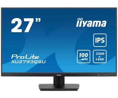 LCD Monitor | IIYAMA | 27" | Business | Panel IPS | 2560x1440 | 16:9 | 100Hz | Matte | 1 ms | Speakers | Tilt | Colour Black | XU2793QSU-B6