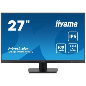 LCD Monitor | IIYAMA | 27" | Business | Panel IPS | 2560x1440 | 16:9 | 100Hz | Matte | 1 ms | Speakers | Tilt | Colour Black | XU2793QSU-B6