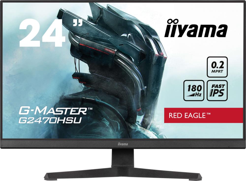 LCD Monitor | IIYAMA | G2470HSU-B6 | 24" | Panel IPS | 1920x1080 | 16:9 | 180Hz | Matte | 0.2 ms | Speakers | Colour Black | G2470HSU-B6