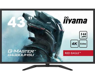 LCD Monitor | IIYAMA | 43" | Gaming/4K | Panel VA | 3840x2160 | 16:9 | 144Hz | Matte | 0.4 ms | Speakers | Tilt | Colour Black | G4380UHSU-B1