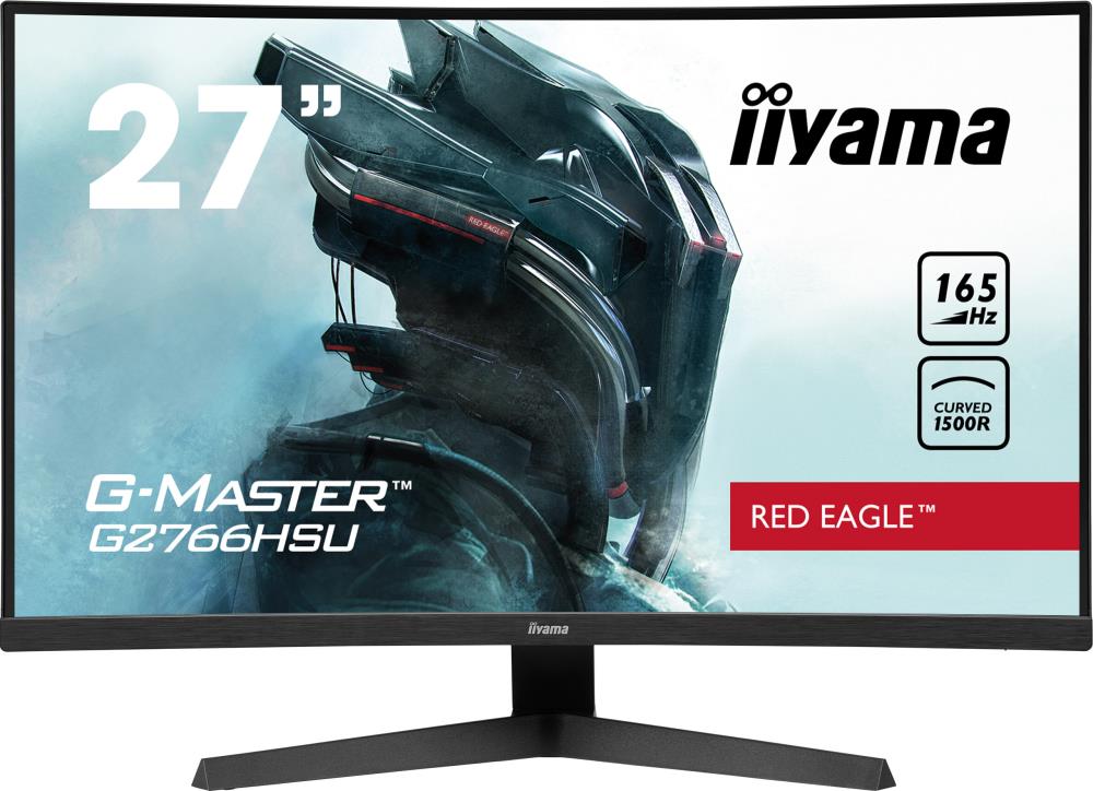 LCD Monitor | IIYAMA | G2766HSU-B1 | 27" | Gaming/Curved | Panel VA | 1920x1080 | 16:9 | 165Hz | Matte | 1 ms | Speakers | G2766HSU-B1