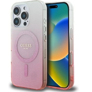 Guess IML Glitter Gradient MagSafe Back Case for Apple iPhone 16 Pro Max