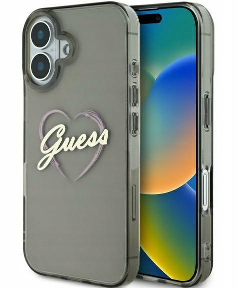 Guess IML Heart Защитный Чехол для Apple iPhone 16