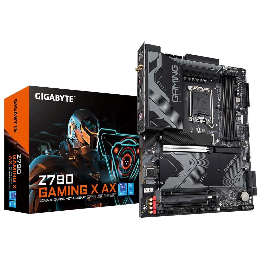 Mainboard | GIGABYTE | Intel Z790 | LGA1700 | ATX | Memory DDR5 | Memory slots 4 | 1xPCI-Express 4.0 16x | 1xPCI-Express 5.0 16x | 4xM.2 | 1xHDMI | 1xDisplayPort | 4xUSB 2.0 | 5xUSB 3.2 | 1xUSB-C | 1xOptical S/PDIF | 1xRJ45 | 2xAudio port | Z790GAMINGXAX1