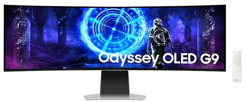 Monitor | SAMSUNG | 49" | Gaming/Curved | 5120x1440 | 32:9 | 0.03 ms | Speakers | Height adjustable | Tilt | Colour Silver | LS49DG950SUXEN