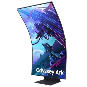 LCD Monitor | SAMSUNG | 55" | Gaming/Curved | Panel VA | 3840x2160 | 16:9 | 165Hz | Matte | 1 ms | Speakers | Pivot | Height adjustable | Tilt | Colour Black | LS55CG970NUXDU