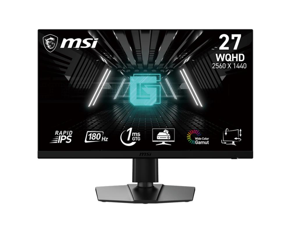 LCD Monitor | MSI | G272QPF E2 | 27" | Gaming | Panel IPS | 2560x1440 | 16:9 | 180Hz | 1 ms | Swivel | Pivot | Height adjustable | Tilt | G272QPFE2