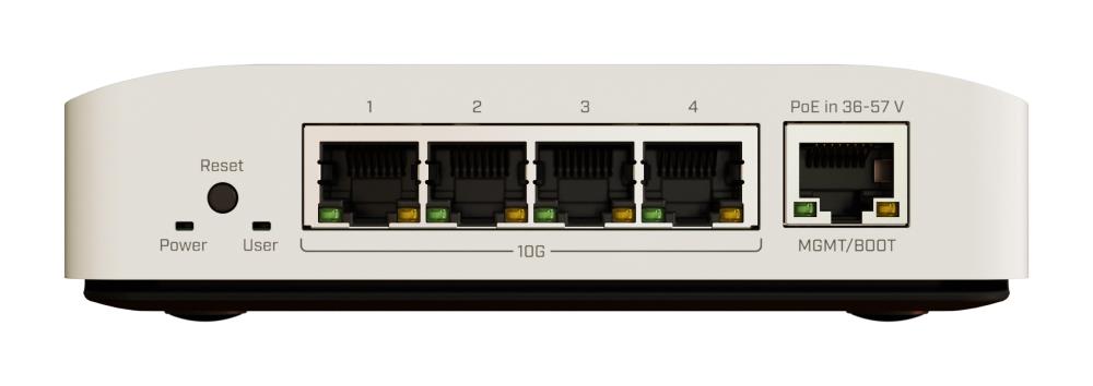 Switch | MIKROTIK | 1x10Base-T / 100Base-TX / 1000Base-T | 4x10GbE | PoE ports 1 | CRS304-4XG-IN