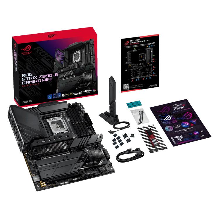 Mainboard | ASUS | Intel Z890 | LGA1851 | ATX | Memory DDR5 | Memory slots 4 | 1xPCI-Express 4.0 16x | 1xPCI-Express 5.0 16x | 7xM.2 | 1xHDMI | 1xDisplayPort | 1xAudio-In | 1xAudio-Out | 3xUSB 3.0 | 7xUSB 3.1 | 2xUSB-C | 2xUSB-C w/Thunderbolt | 1xOptical 