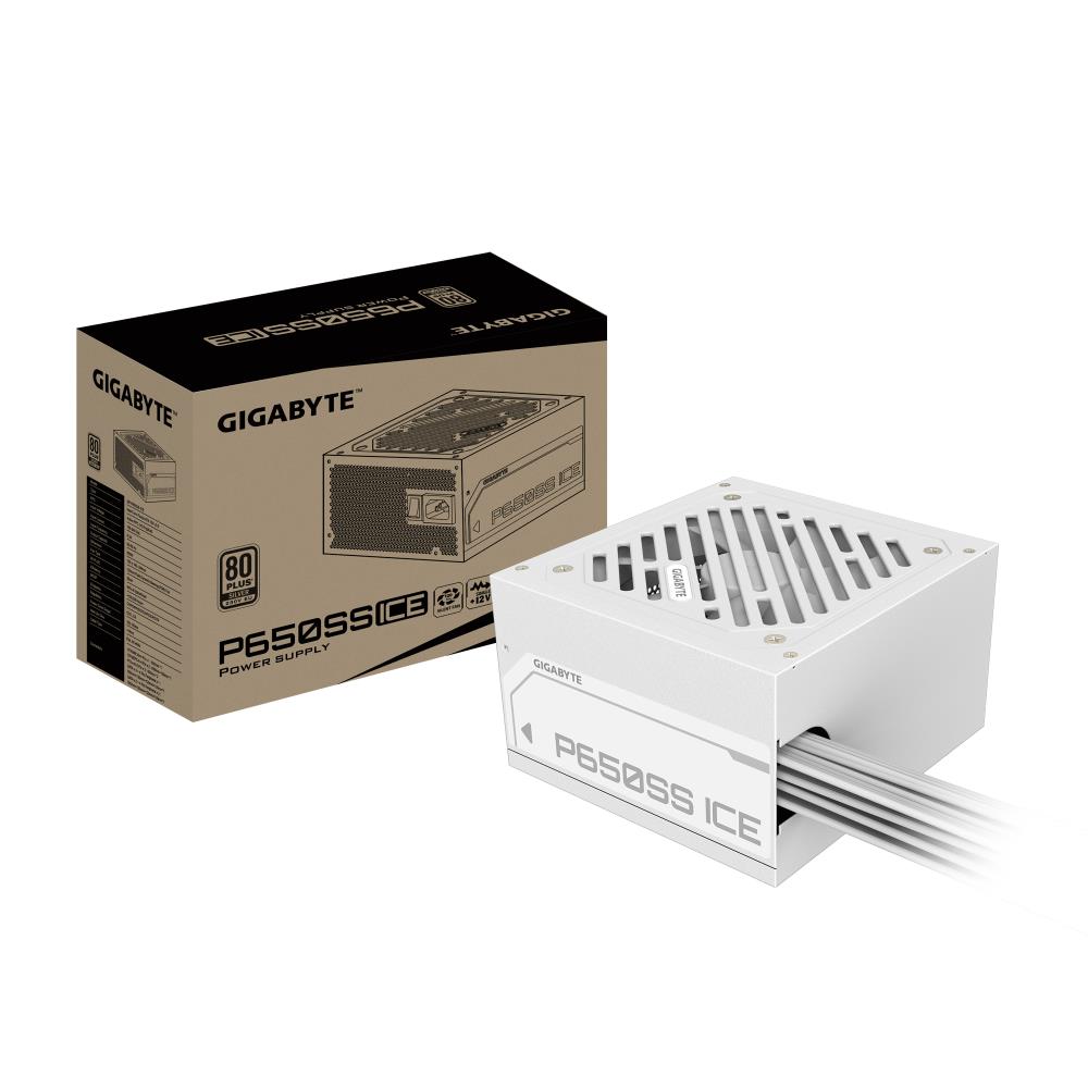 Power Supply | GIGABYTE | GP-P650SS ICE | 650 Watts | Efficiency 80 PLUS SILVER | PFC Active | MTBF 100000 hours | GP-P650SSICE