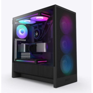 Case | NZXT | H5 FLOW RGB 2024 | MidiTower | Case product features Transparent panel | Not included | ATX | EATX | MicroATX | MiniITX | Colour Black | CC-H52FB-R1