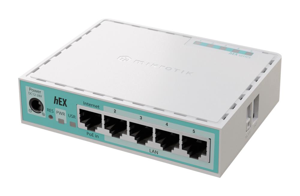 NET ROUTER 10/100/1000M 5P HEX/E50UG MIKROTIK