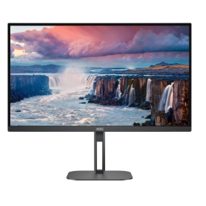 LCD Monitor | AOC | 27" | Panel VA | 2560x1440 | 16:9 | 75 Hz | Matte | 4 ms | Speakers | Swivel | Pivot | Height adjustable | Tilt | Colour Black | Q27V5N/BK