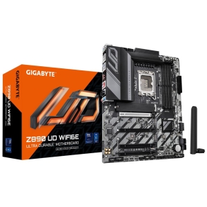 Mainboard | GIGABYTE | Intel Z890 | LGA1851 | ATX | Memory DDR5 | Memory slots 4 | 1xPCI-Express 4.0 1x | 2xPCI-Express 4.0 4x	 | 1xPCI-Express 5.0 16x | 3xM.2 | 1xDisplayPort | 4xUSB 2.0 | 5xUSB 3.2 | 1xUSB-C | 1xPS/2 | 1xRJ45 | 3xAudio port | Z890UDWIFI