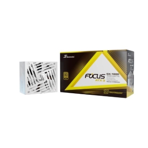 Power Supply | SEASONIC | FOCUS GX White ATX 3 (2024) | 1000 Watts | Efficiency 80 PLUS GOLD | MTBF 100000 hours | FOCUS-GX-1000-V4-WHITE