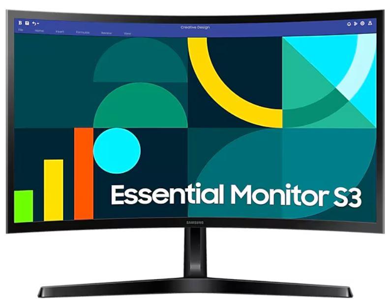 LCD Monitor | SAMSUNG | LS24D366GAUXEN | 24" | Business/Curved | Panel VA | 1920x1080 | 16:9 | 100Hz | 4 ms | Tilt | Colour Black | LS24D366GAUXEN