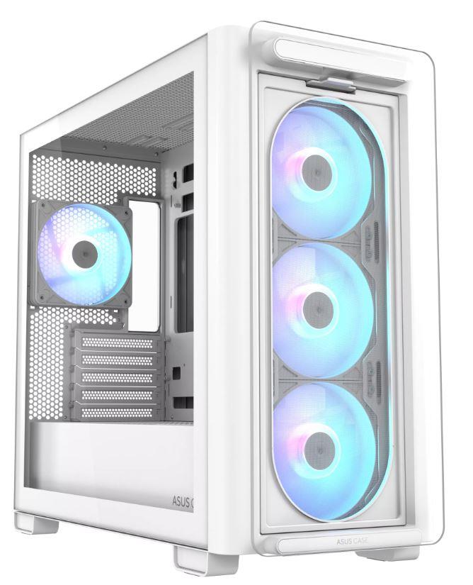 Case | ASUS | A23 PLUS | MidiTower | Case product features Transparent panel | MicroATX | MiniITX | Colour White | A23PLUSTG/ARGBWHITE