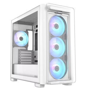 Case | ASUS | A23 PLUS | MidiTower | Case product features Transparent panel | MicroATX | MiniITX | Colour White | A23PLUSTG/ARGBWHITE