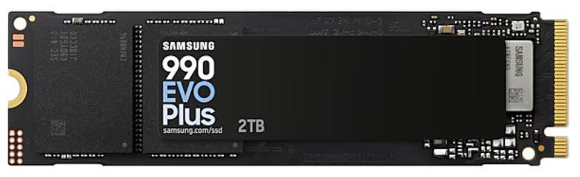 SSD | SAMSUNG | 990 EVO Plus | 2TB | M.2 | PCIe Gen5 | NVMe | TLC | Write speed 6300 MBytes/sec | Read speed 7250 MBytes/sec | 2.38mm | TBW 1200 TB | MZ-V9S2T0BW