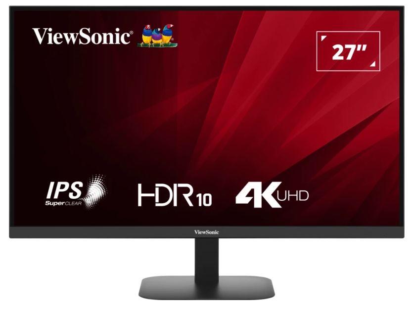 LCD Monitor | VIEWSONIC | VA2708-4K-HD | 27" | Panel IPS | 3840x2160 | 16:9 | 60 Hz | Matte | 4 ms | Tilt | Colour Black | VA2708-4K-HD