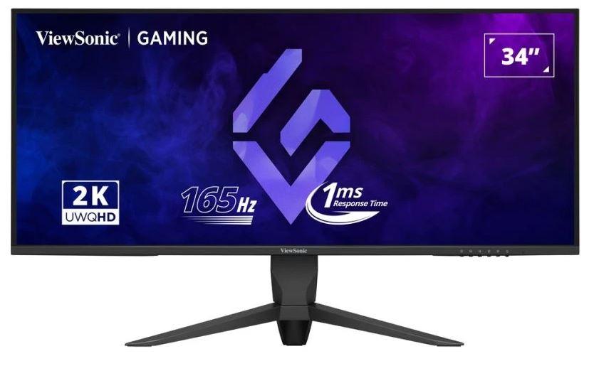 LCD Monitor | VIEWSONIC | 34" | Gaming/21 : 9 | Panel VA | 3440x1440 | 21:9 | 165 Hz | Matte | 1 ms | Swivel | Height adjustable | Tilt | Colour Black | VX3480-2K-PRO