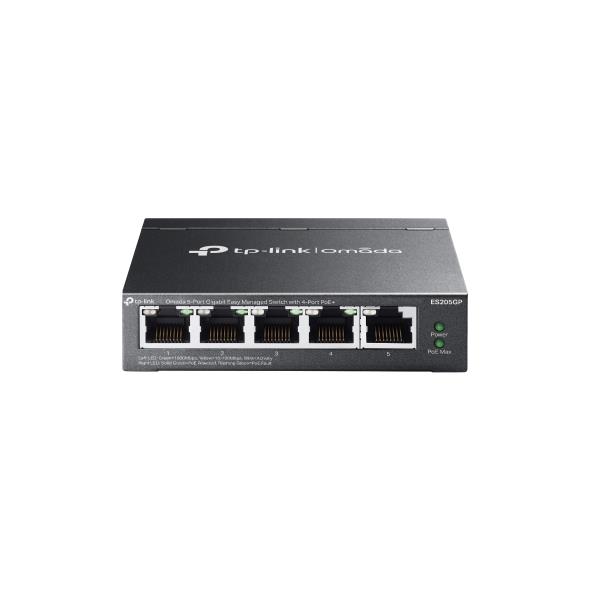 Switch | TP-LINK | Desktop/pedestal | 5x10Base-T / 100Base-TX / 1000Base-T | PoE ports 4 | ES205GP