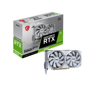 Graphics Card | MSI | NVIDIA GeForce RTX 3050 | 8 GB | GDDR6 | 128 bit | 1xDVI-D | 1xHDMI | 1xDisplayPort | 3050VEN2XXSWHI8GOC