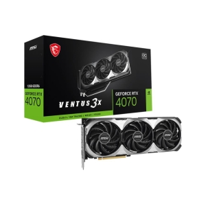 Graphics Card | MSI | NVIDIA GeForce RTX 4070 | 12 GB | GDDR6 | 192 bit | PCIE 4.0 16x | GPU 2520 MHz | 1xHDMI | 3xDisplayPort | RTX4070VEN3XE112GOC