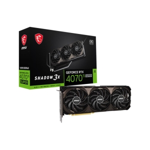 Graphics Card | MSI | NVIDIA GeForce RTX 4070 Ti SUPER | 16 GB | GDDR6X | PCIE 4.0 16x | Dual Slot Fansink | 1xHDMI | 3xDisplayPort | RTX4070TISUP16GSHAD3XOC