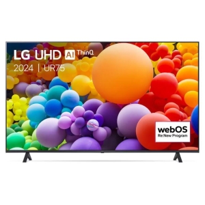 TV Set | LG | 43" | 4K | 3840x2160 | Wireless LAN | Bluetooth | webOS | Black | 43UR75003LK