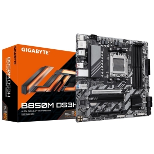 Mainboard | GIGABYTE | AMD B850 | SAM5 | Micro-ATX | Memory DDR5 | Memory slots 4 | 1xPCI-Express 3.0 4x | 1xPCI-Express 5.0 16x | 2xM.2 | 1xHDMI | 2xDisplayPort | 4xUSB 2.0 | 2xUSB 3.2 type B | 1xUSB 3.2 | 1xUSB-C | 1xPS/2 | 1xRJ45 | 3xAudio port | B850M