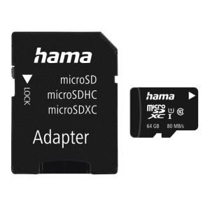 Hama 00124140 microSDXC 64GB Class 10 UHS-I