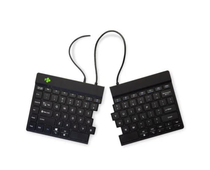 KEYBOARD SPLIT BREAK V2 ENG/BLACK RGOSP-UKWIBL R-GO TOOLS