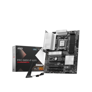 Mainboard | MSI | AMD B850 | SAM5 | ATX | Memory DDR5 | Memory slots 4 | 4xPCI-Express 16x | 3xM.2 | 1xHDMI | 1xAudio-In | 1xAudio-Out | 4xUSB 2.0 | 2xUSB 3.2 | 2xUSB-C | 1xOptical S/PDIF | 1xRJ45 | PROB850-PWIFI