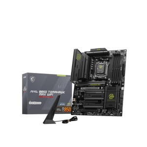 Mainboard | MSI | AMD B850 | SAM5 | ATX | Memory DDR5 | Memory slots 4 | 3xPCI-Express 16x | 4xM.2 | 1xHDMI | 1xAudio-In | 1xAudio-Out | 4xUSB 2.0 | 1xUSB 3.0 | 2xUSB 3.2 | 3xUSB-C | 1xRJ45 | B850TOMAHAWKMAXWIFI