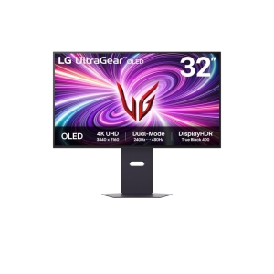 Monitor | LG | 32GS95UV-B | 32" | Gaming/4K | Panel OLED | 3840x2160 | 16:9 | 240 Hz | Matte | 0.03 ms | Speakers | Swivel | Pivot | Height adjustable | Tilt | 32GS95UV-B