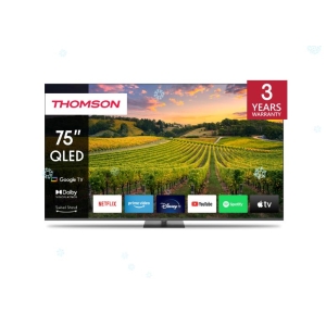 TV Set | THOMSON | 75" | 4K/Smart | QLED | 3840x2160 | Bluetooth | Google TV | 75QG5C14