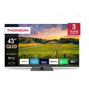 TV Set | THOMSON | 43" | 4K/Smart | QLED | 3840x2160 | Bluetooth | Google TV | 43QG5C14