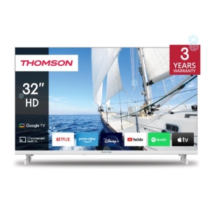 TV Set | THOMSON | 32" | 4K/Smart | 1366x768 | Wireless LAN | Bluetooth | Google TV | White | 32HG2S14W