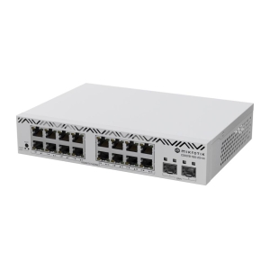 Switch | MIKROTIK | 16x10Base-T / 100Base-TX / 1000Base-T | CSS318-16G-2S+IN