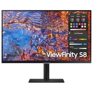 LCD Monitor | SAMSUNG | ViewFinity S8 | 32" | Business/4K | Panel IPS | 3840x2160 | 16:9 | 60Hz | 5 ms | Swivel | Pivot | Height adjustable | Tilt | Colour Black | LS32B800PXPXEN