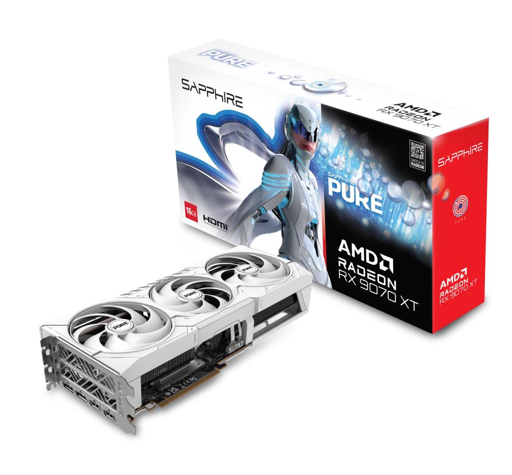 Graphics Card | SAPPHIRE | AMD Radeon RX 9070 XT | 16 GB | GDDR6 | 256 bit | PCIE 5.0 16x | GPU 2460 MHz | Triple slot Fansink | 2xHDMI | 2xDisplayPort | 11348-02-20G