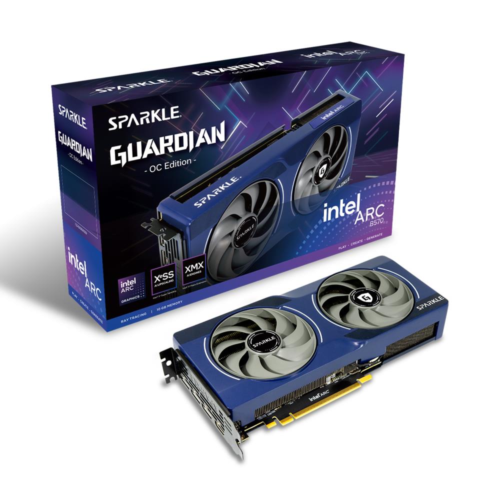 Graphics Card | SPARKLE | Intel Arc B570 | 10 GB | GDDR6 | 160 bit | PCIE 4.0 8x | Active | SB570G-10GOC