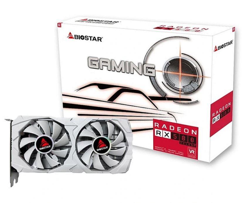 Graphics Card | BIOSTAR | AMD Radeon RX 580 | 8 GB | GDDR5 | 256 bit | PCIE 3.0 16x | Dual Slot Fansink | 1xHDMI | 2xDisplayPort | VA5825RQ82